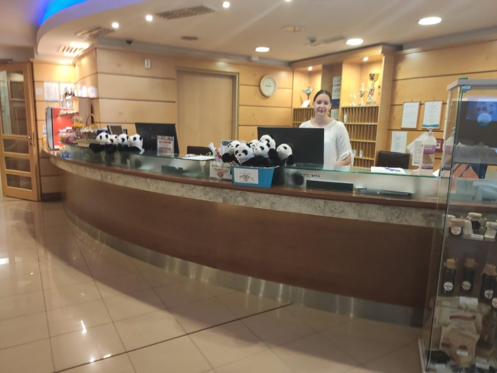 Harkány Dráva hotel recepció